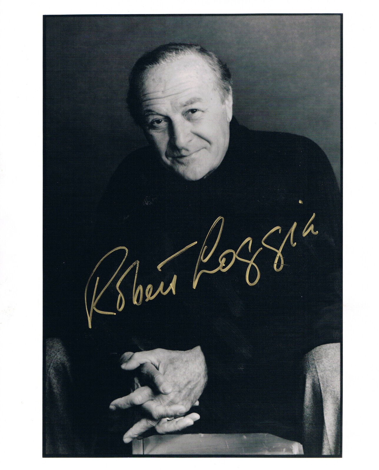 Robert Loggia 1930-2015 genuine autograph Photo Poster painting 8x10