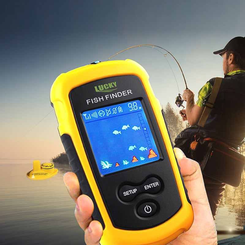 328ft 200KHz Wireless Portable Sonar Fish Finder