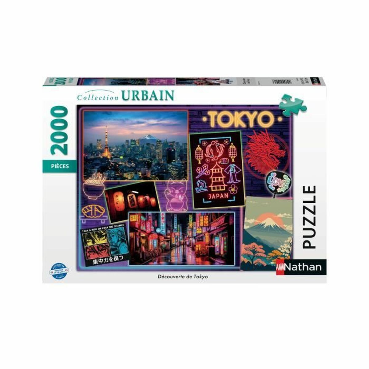 Puzzle Ravensburger D&eacute;couverte de Tokyo 2000 Pieces