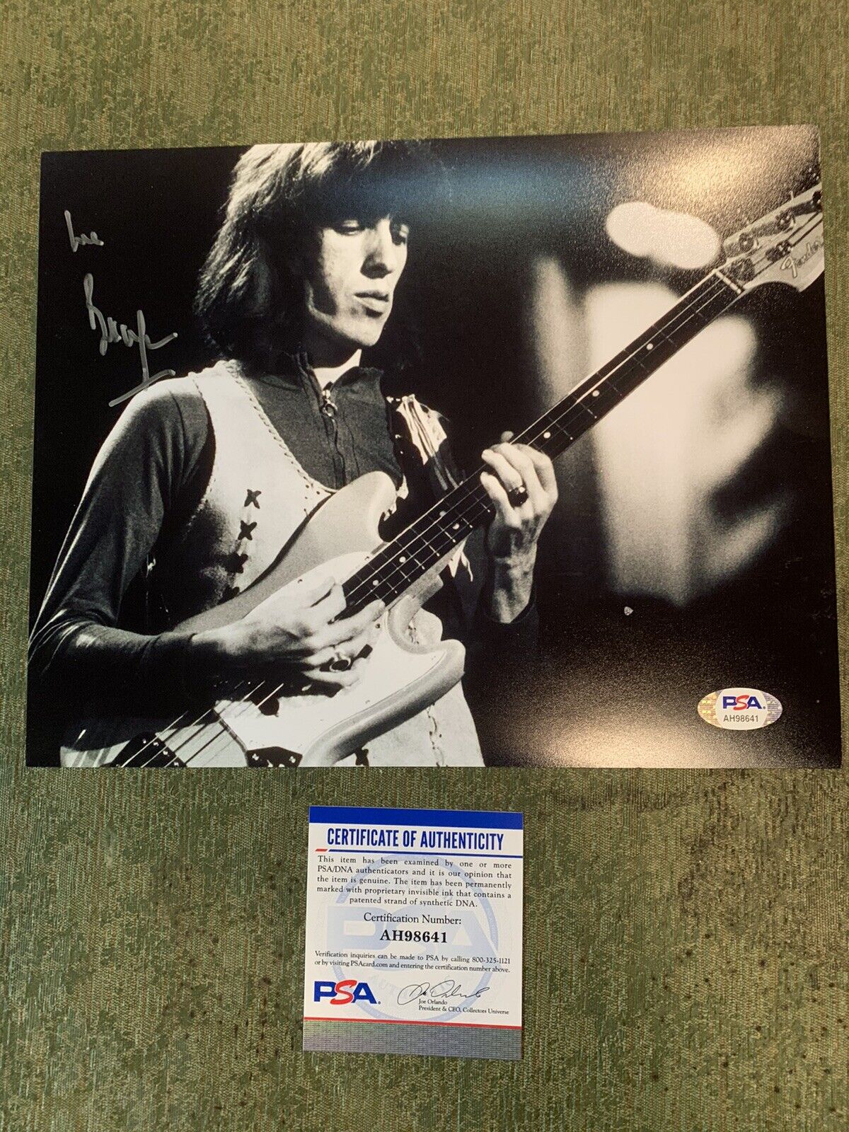 bill wyman signed 8x10 Photo Poster painting Pic Auto The Rolling Stones Psa Coa