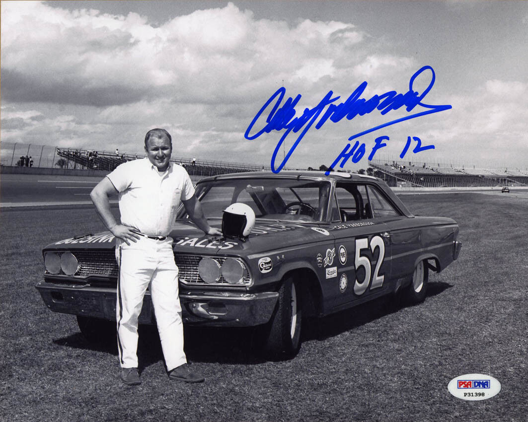 Cale Yarborough SIGNED 8x10 Photo Poster painting + HOF 12 NASCAR LEGEND PSA/DNA AUTOGRAPHED