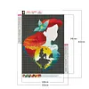 Ariel - Full Round Diamond Painting-(Silhouette style)