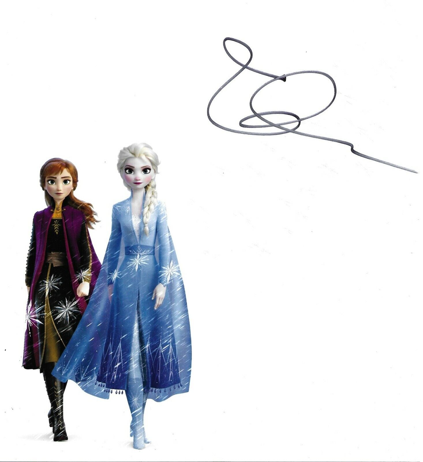 Idina Menzel Signed Frozen 2 10x8 Photo Poster painting AFTAL