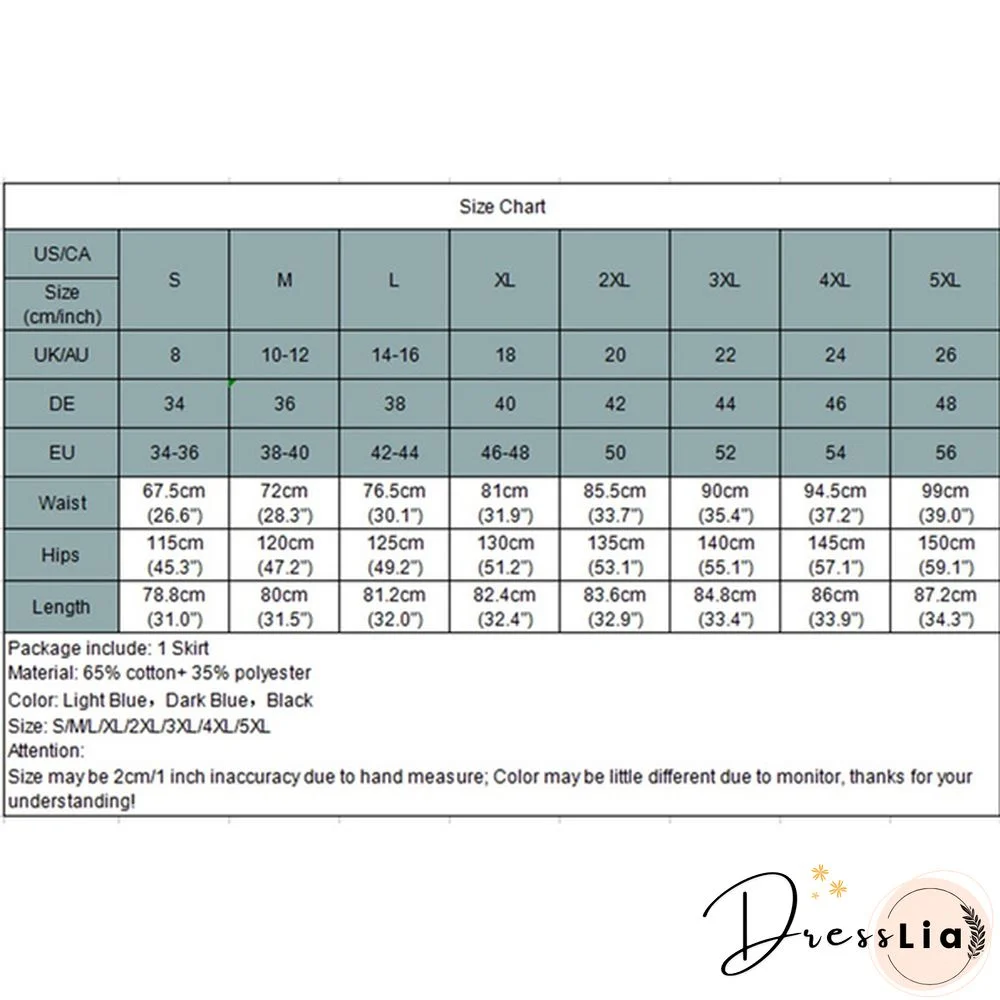 S-5Xl Ladies Denim Button Ruffle High Waist Long Skirt Dress Casual Elegant Loose Outwear A Line Dress Kleid