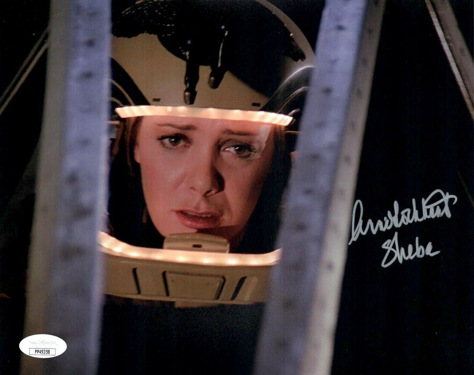 ANNE LOCKHART Signed BATTLESTAR GALACTICA 8x10 Photo Poster painting with JSA COA