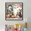 【Limited Stock Sale】Halloween Witch-11CT Stamped Cross Stitch 50*50cm/19.69*19.69in