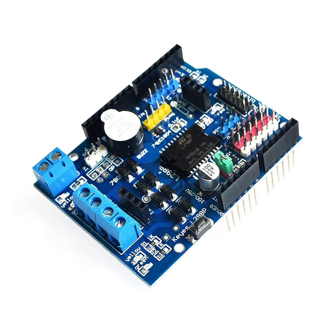 L298P DC Motor Driver Shield Module Stepper DC Motor Drive Controller Board Drive Expansion Board