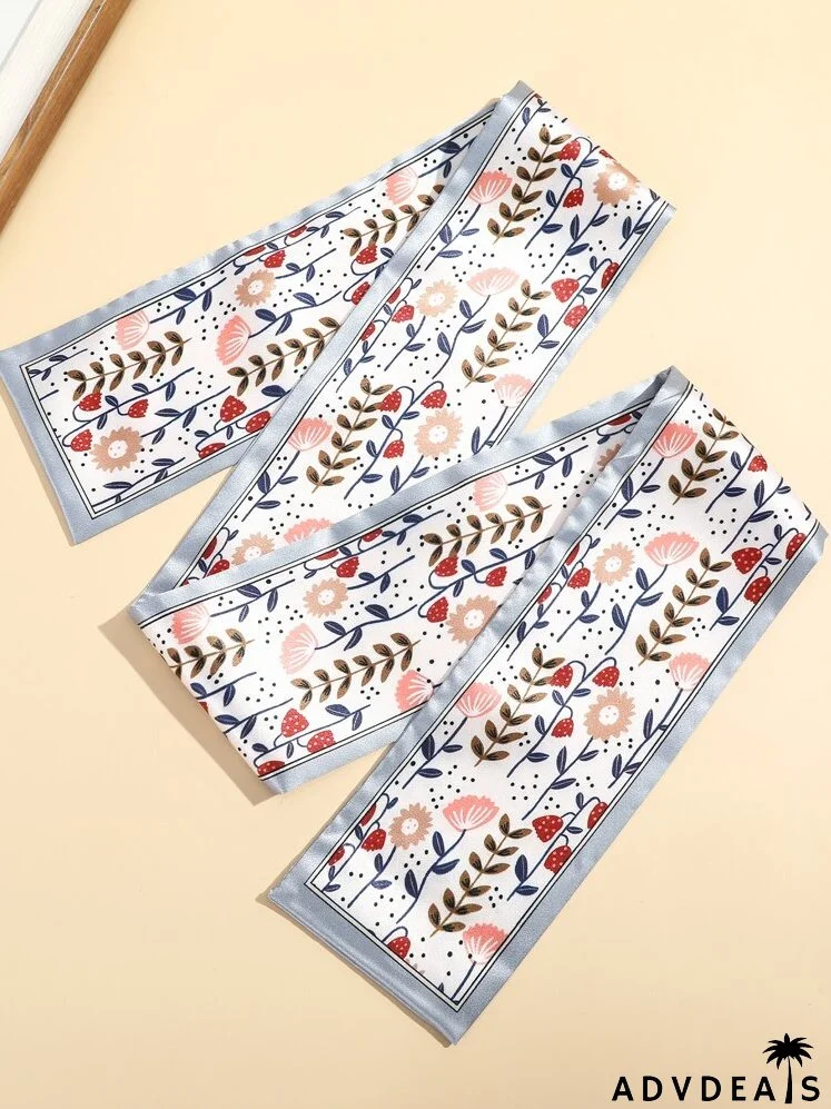 Flower Pattern Hair Tie