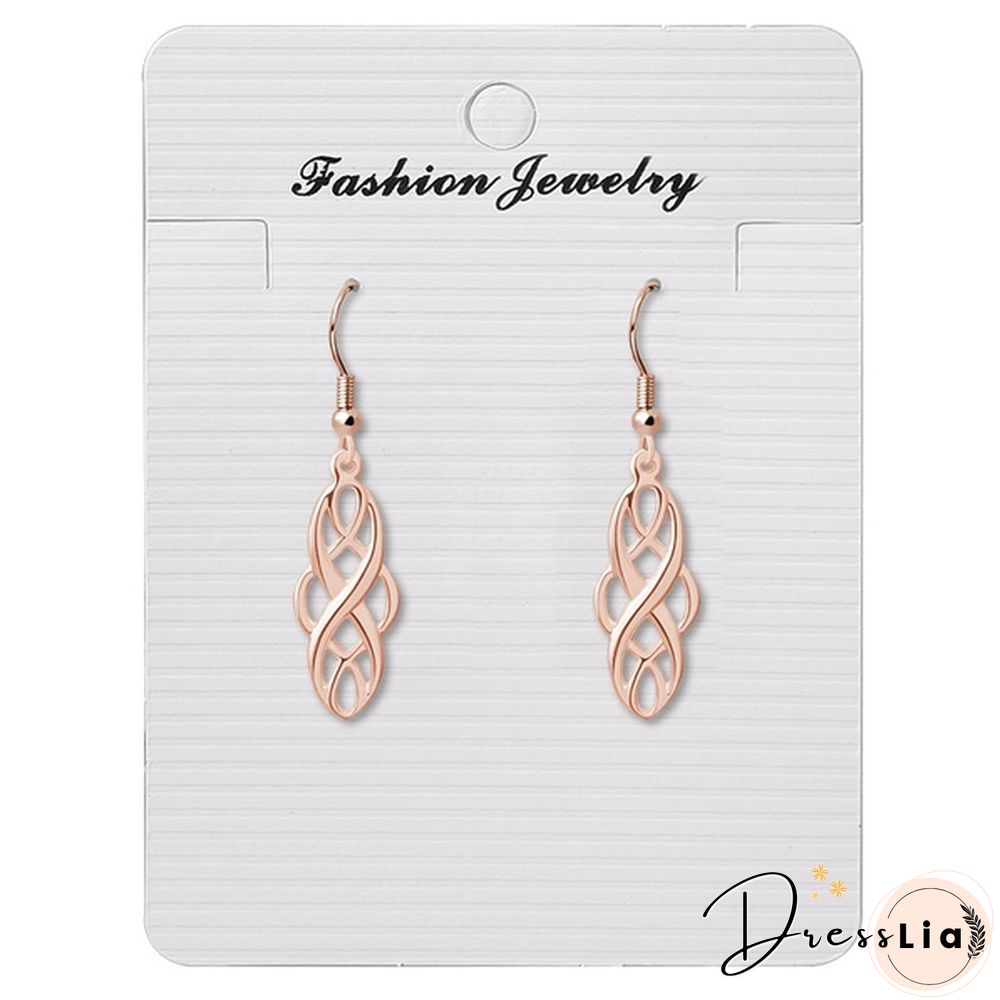 2 Colors Celtic Knot Dangle Earrings Good Luck Irish Celtic Knot Vintage Dangles for Women,Girls