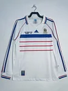 1998 Retro Long Sleeve France Away Football Shirt 1:1 Thai Quality