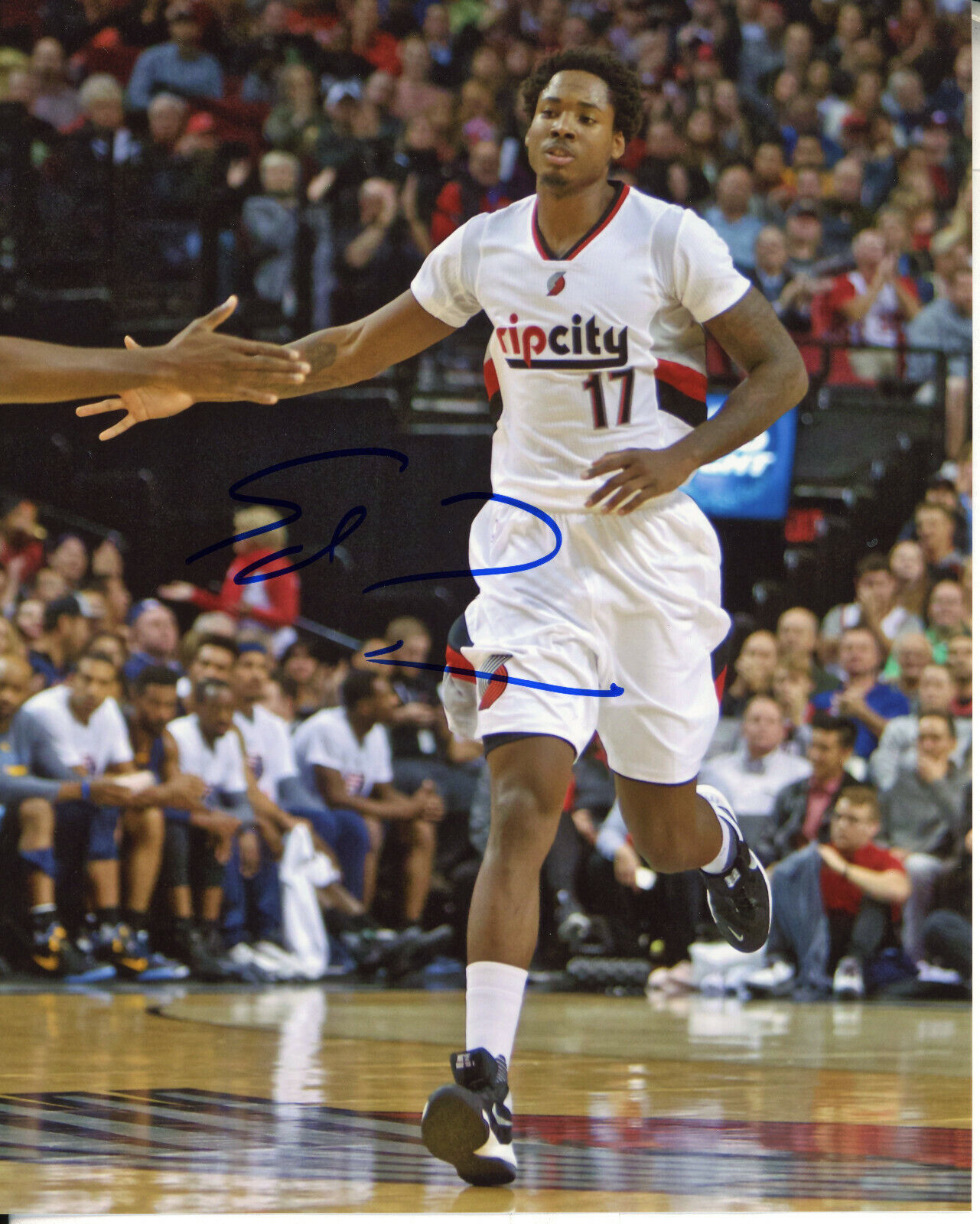 Ed Davis Autographed 8x10 Portland Trail Blazers#S1511