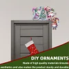 (US Local)DIY Xmas Diamond Painting Wooden Home Door Decoration for Feiend Gifts (Gnome)