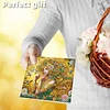 6PCS Diamond Painting Girl Greeting Cards Postcards with Envelopes