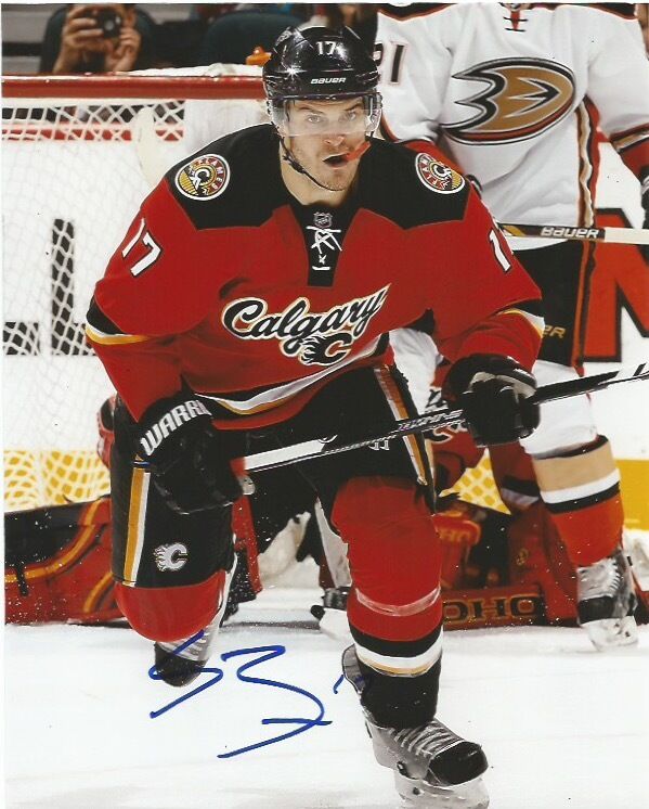 Calgary Flames Lance Bouma Autographed Signed 8x10 NHL Photo Poster painting COA D