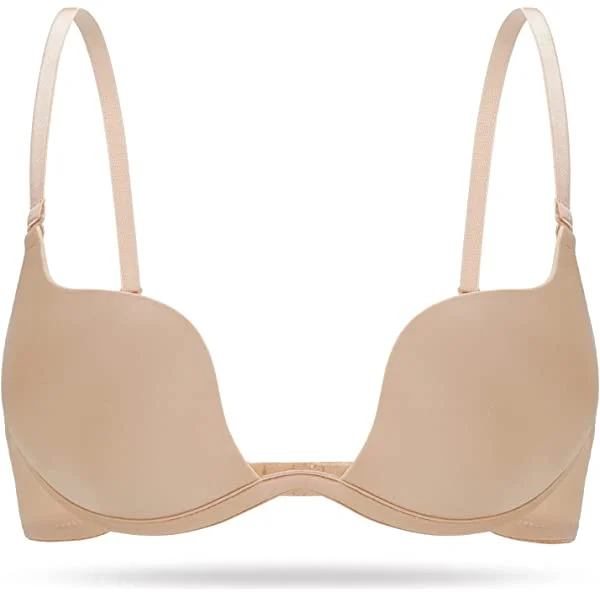 Push Up Ultra Low Deep U Bra