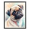Pug Dog-11CT Stamped Cross Stitch 40*50cm/15.75*19.69in