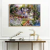 Garden House - 11CT Stamped Cross Stitch - 40*50cm