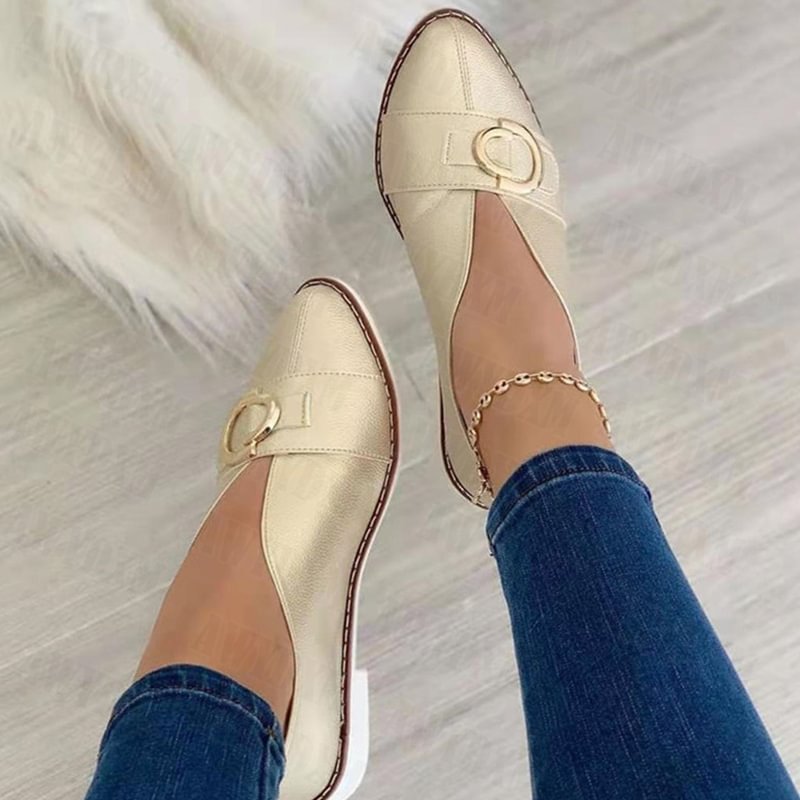 Qengg Women Designer Plus Size Pointed Toe Shallow Sandals Autumn 2022 New Soft Flats Loafers Fashion Sport Dress Mujer Zapatos