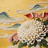 DIY Pearl Painting Chrysanthemum for Home Wall Decor with Frame(30x30cm)