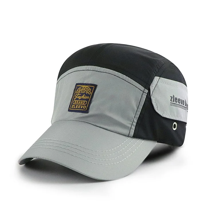2023 Summer Trucker Caps Men Quick Drying Baseball Cap For Women Curved Eaves Duckbill Sun Hat Patchwork Visor Outdoor Dad Hat