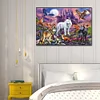 (60*40cm)Wolf Pack Animals - Full Round Drill Diamond Painting