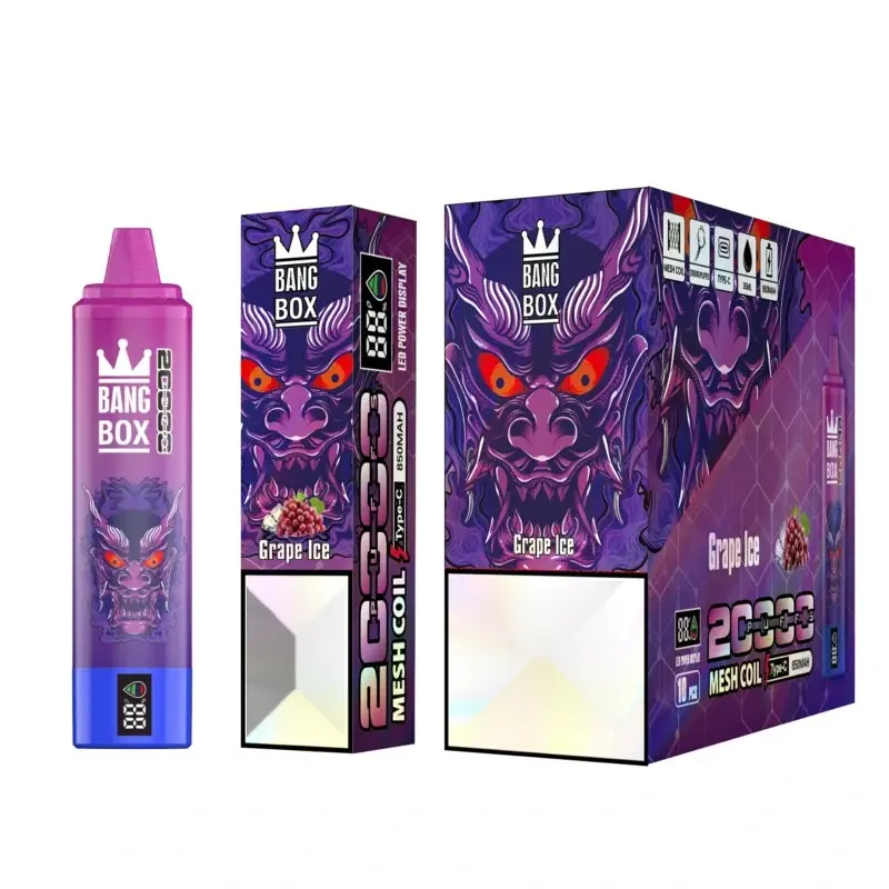 Bang Box 20000: 20.000 Züge Vape mit LED-Display & 36ml E-Liquid  fumotvapeshop