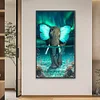 >SALE<5D DIY Full Round Drill Partial AB Diamond Painting Butterfly Elephant 45x75cm