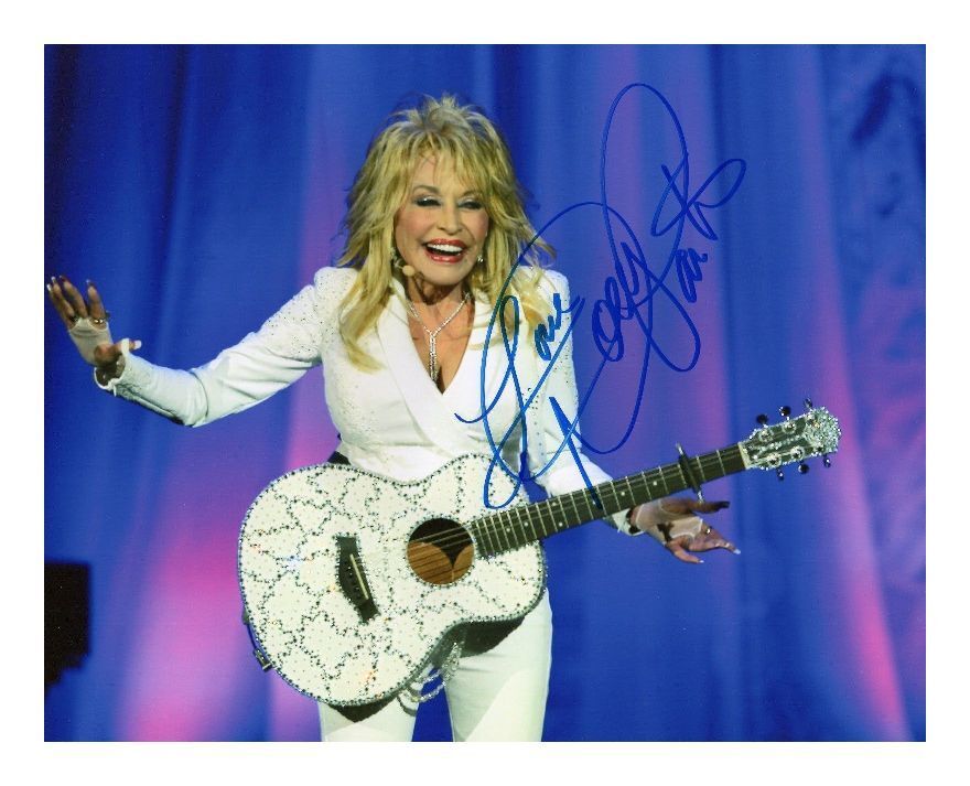 DOLLY PARTON AUTOGRAPHED SIGNED A4 PP POSTER Photo Poster painting PRINT 5