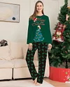 Family Independent Station Holiday Christmas Tree Long Sleeve Pajamas