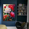 Peony - 9CT Partial Beaded Cross Stitch Kit(50x71cm)