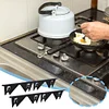 2 Pack Stainless Steel Stove Counter Cover Retractable Length Range Trim Kit