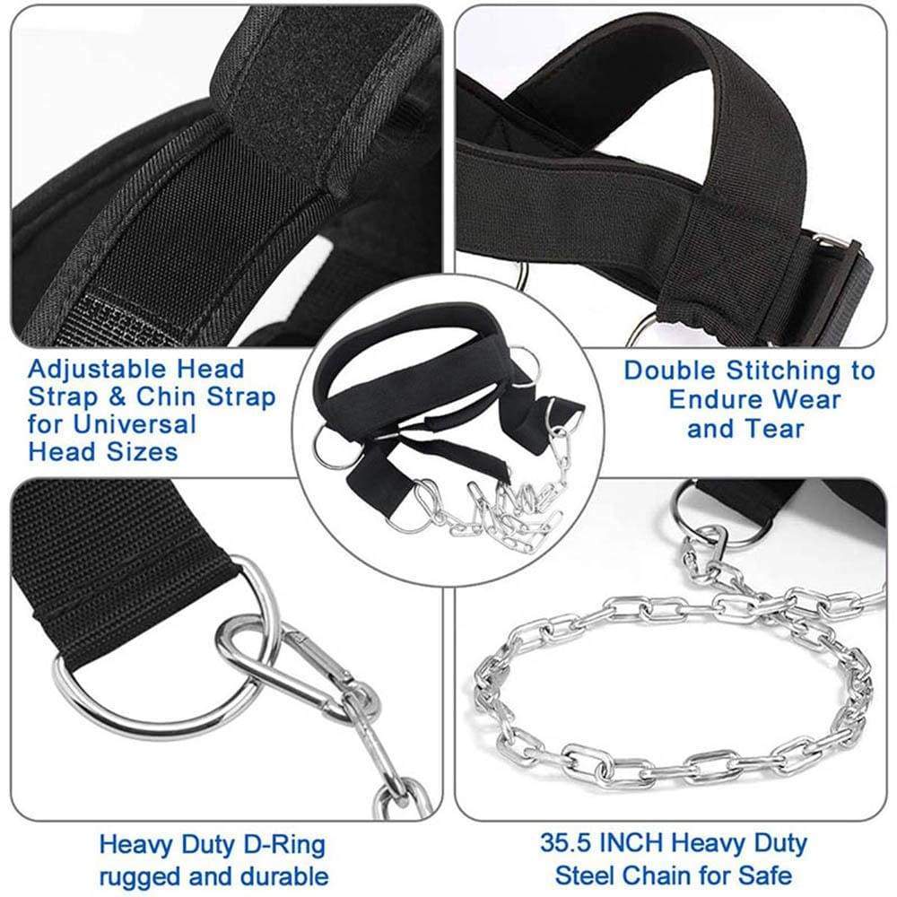 NeckTrainer Head Strap for Neck Workouts