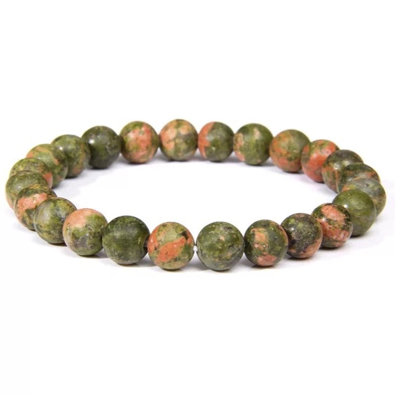 Internet Celebrant Jewelry Natural Agate Crystal Jewelry 8mm Bracelet Miscellaneous Stone Gemstone Color Unisex Bracelet Jewelry For Men And Women