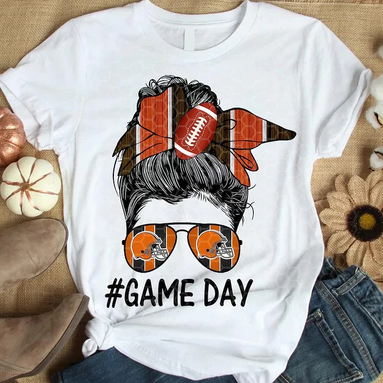 Cleveland Browns Women's White Relaxed T-Shirt