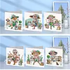 6Pcs Diamond Painting Charming Grandma Greeting Card Set with Envelopes for Birthdays Thanksgiving & Special Occasion