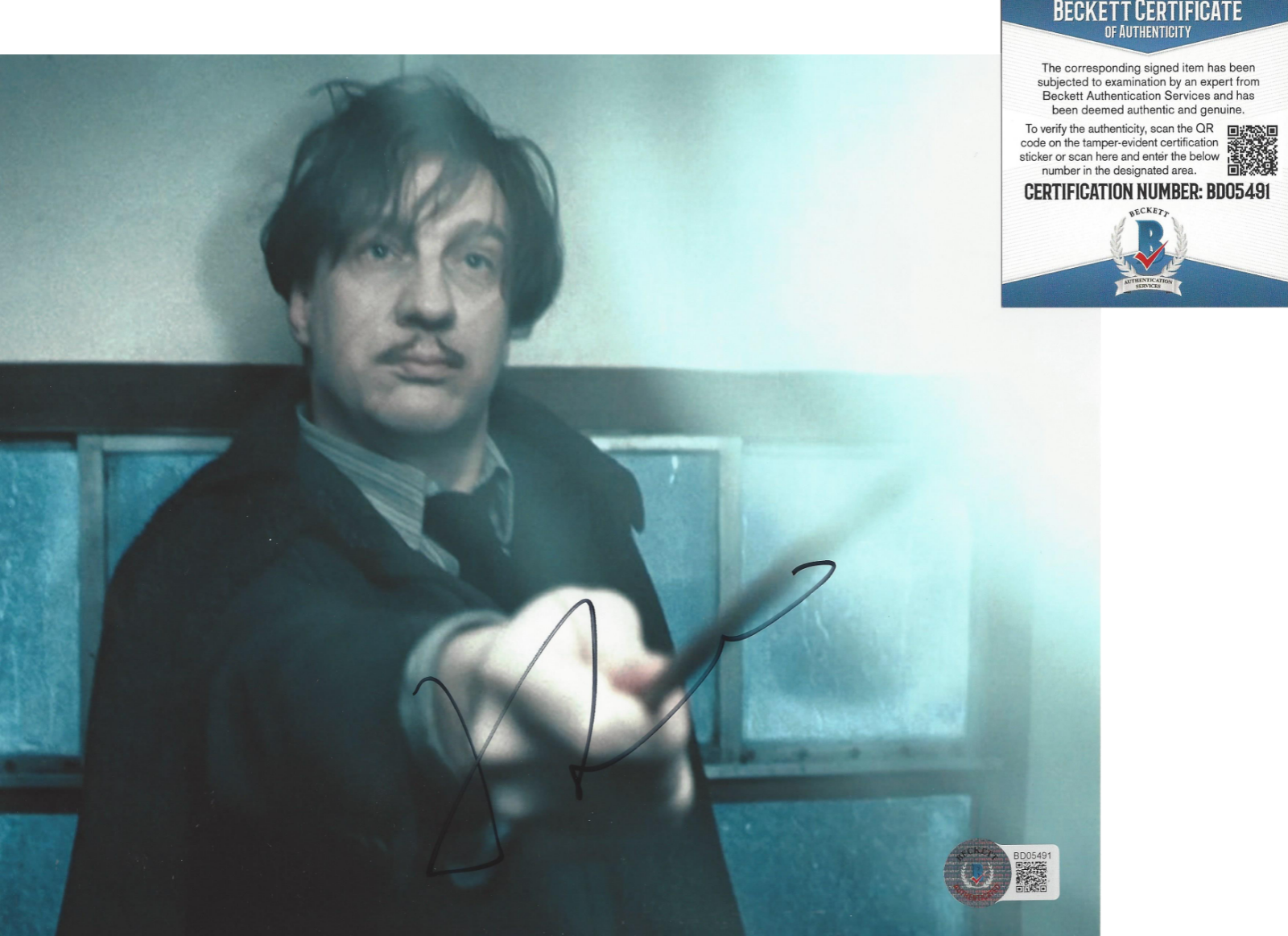 DAVID THEWLIS SIGNED HARRY POTTER REMUS LUPIN 8x10 Photo Poster painting F PROOF BECKETT COA BAS