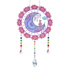 DIY Diamond Painting Suncatcher Hanging Pendant Kit(Cat Flower on Moon )