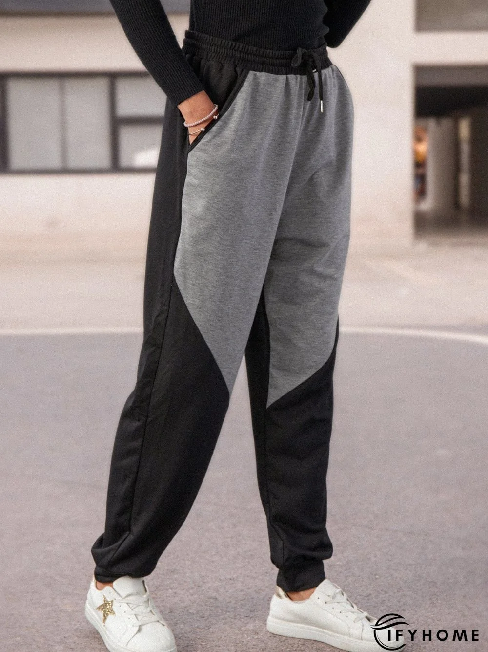 Color-Block Casual SweatPants | IFYHOME