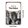 [Grande Taille]The Police - Panneaux en &eacute;tain m&eacute;tallique(30*40cm)