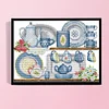 (Counted/Stamped) 14CT Porcelain - Cross Stitch 36*28cm/14.17*11.02in(Brand)