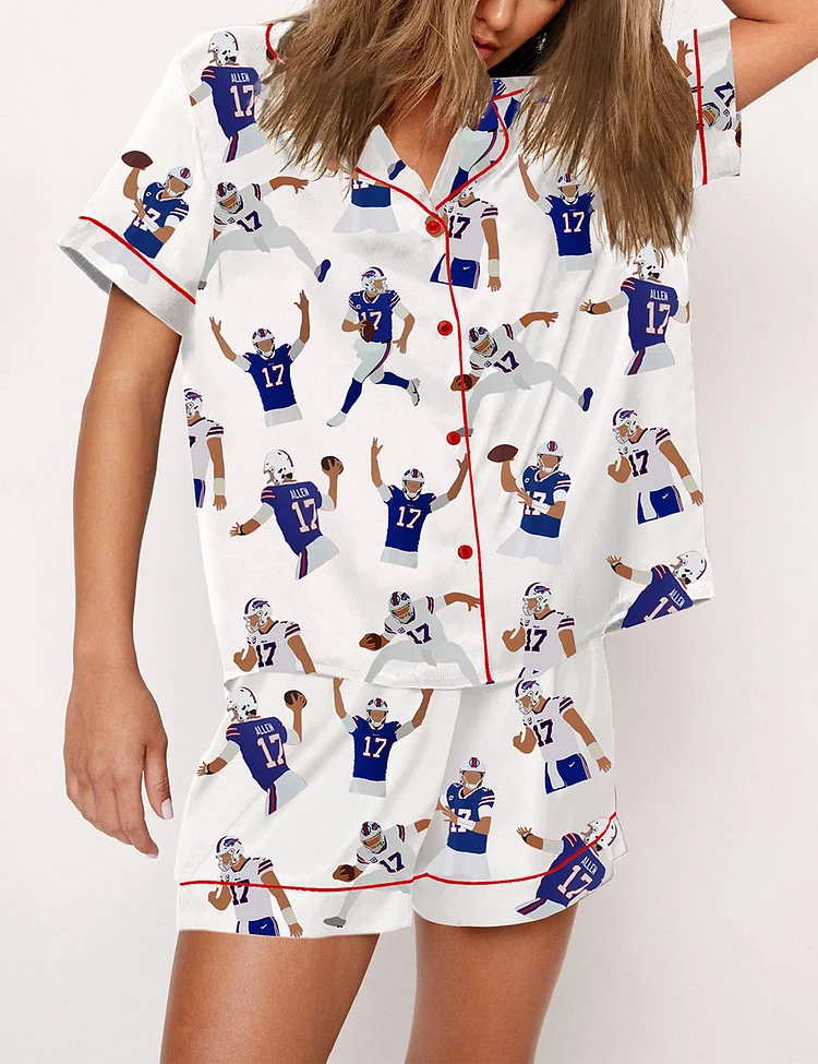 Women's Buffalo Bills Football  Pajama Set
