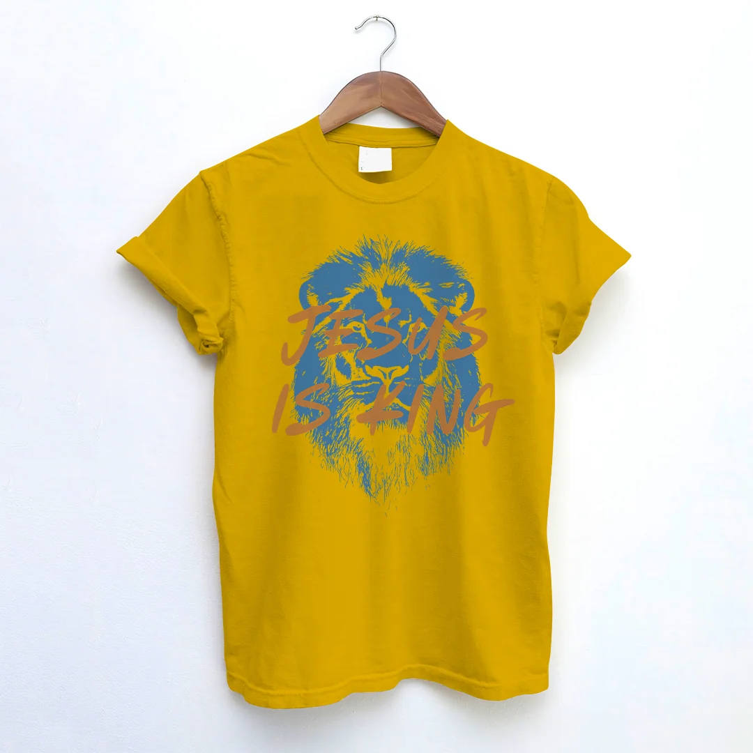 Jesus Is King Lion T-shirt