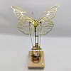 Mechanical flapping Wings Ornithopter Kits / Golden Mechanical Butterfly Metal Model Kits