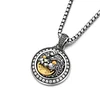 【Rotating Gold Coin】Sterling Silver Pixiu Pendant Necklace for Men - Original Design