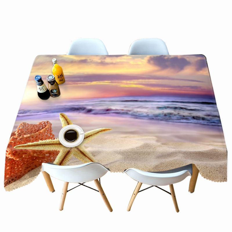

Starfish - 3D Tablecloth, 140*140cm, 501 Original