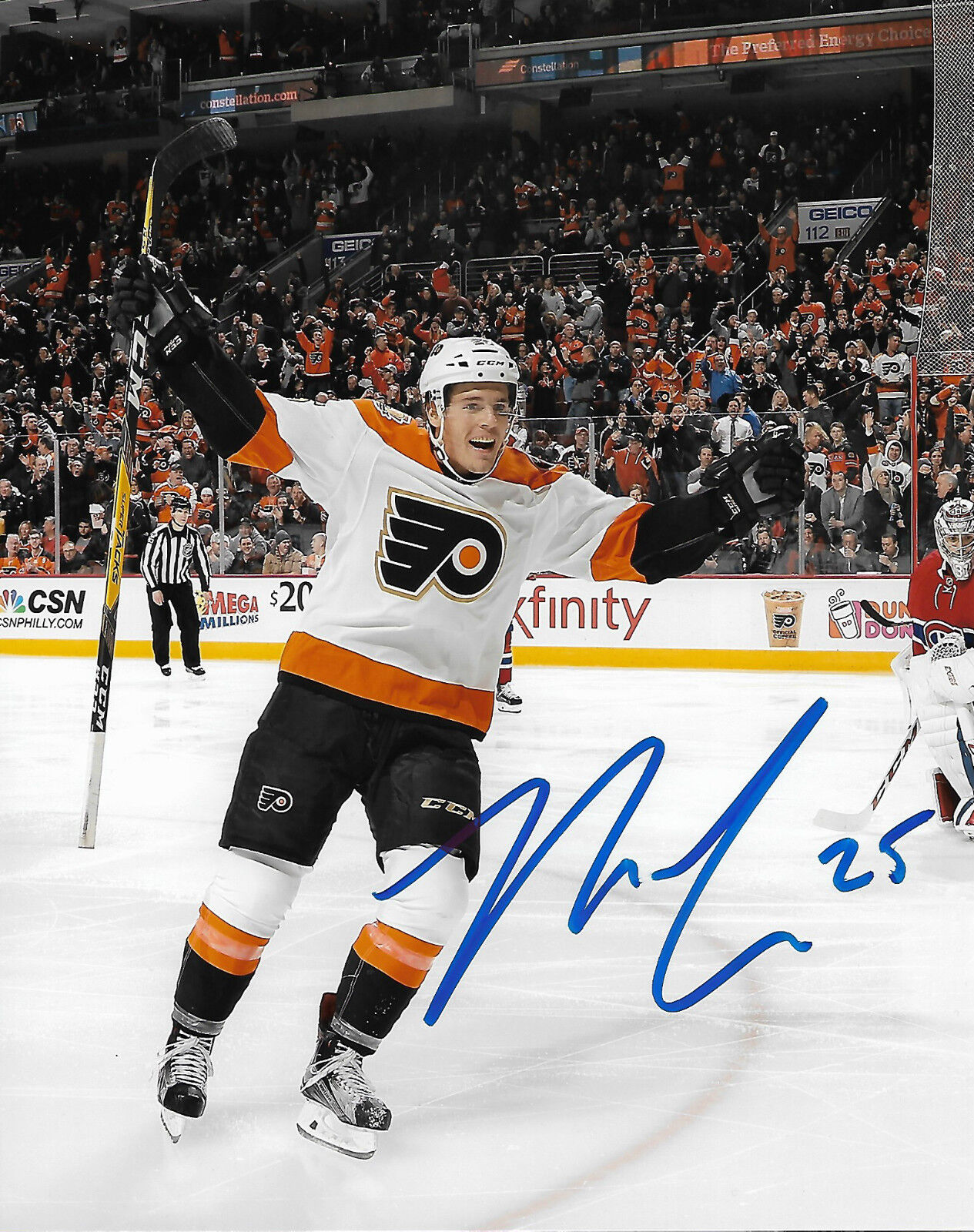 Philadelphia Flyers Nick Cousins Signed Autographed 8x10 NHL Photo Poster painting COA A