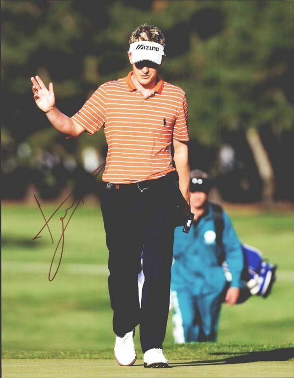 Luke Donald authentic signed golf 11x14 Photo Poster painting W/Certificate Autographed (325a1)