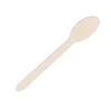 100 Pack | 6" Eco Friendly Birchwood Disposable Picnic Spoons, Cutlery