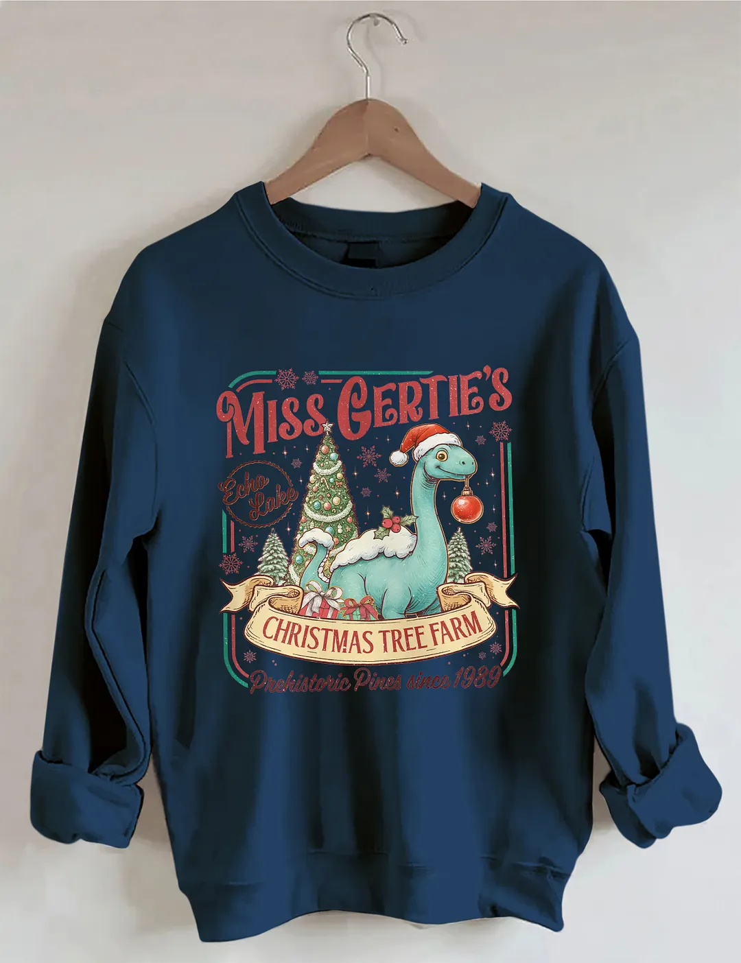 Miss Gertie&rsquo;s Christmas Holiday Vacation Sweatshirt