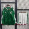 2026 Kids Mexico Long Sleeves Soccer Jersey Home